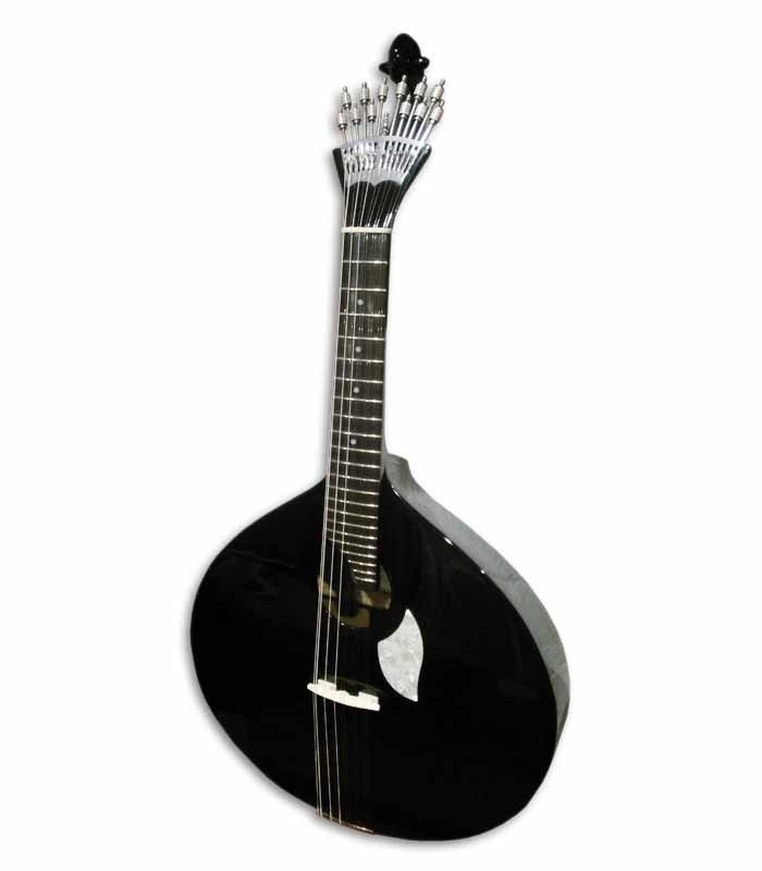 Portuguese guitar Artimúsica model GPNEGROL with black finish
