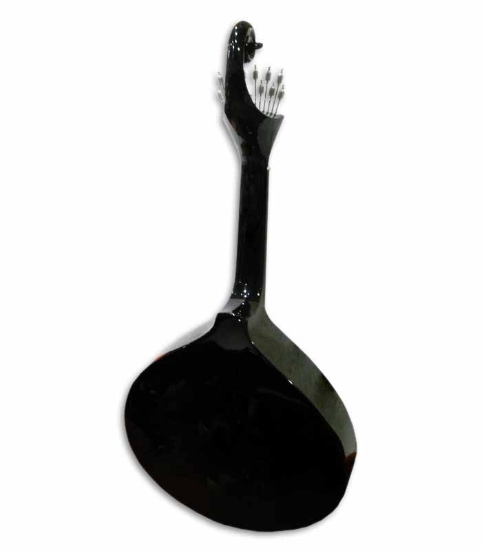 Back of the portuguese guitar Artimúsica model GPNEGROL