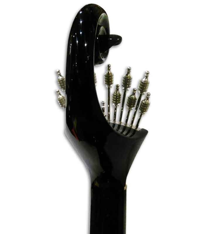 Head of the portuguese guitar Artimúsica model GPNEGROL