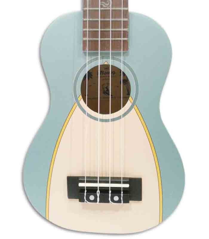 Body of ukulele VGS Surf Pacific Lagoon 