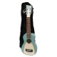 Foto del ukulele VGS Surf Pacific Lagoon con la funda 
