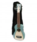 Foto do ukulele VGS Surf Pacific Lagoon com o saco