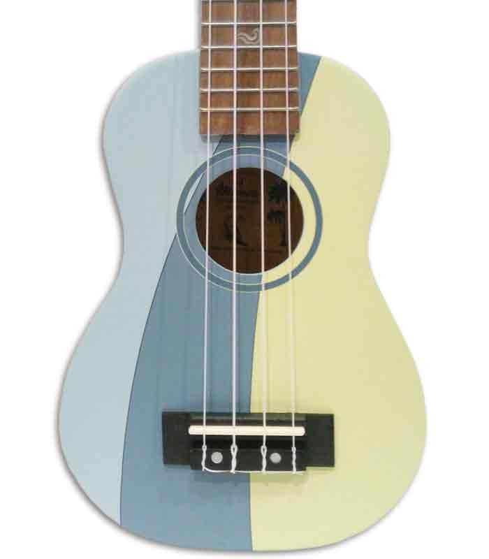 Cuerpo del ukulele soprano VGS W-SO-BL 