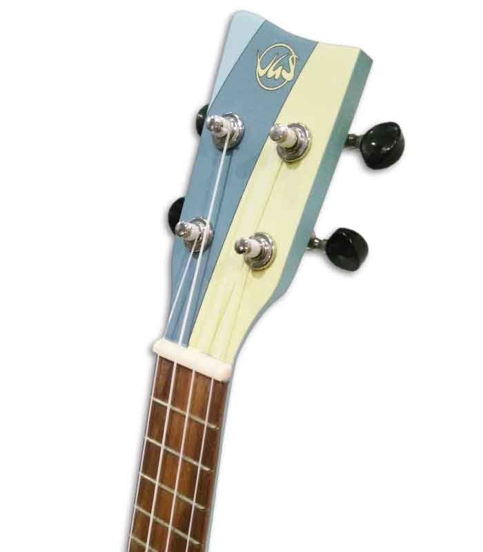 Cabeça do ukulele soprano VGS W-SO-BL