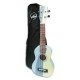 Foto del ukulele soprano VGS W-SO-BL con la funda