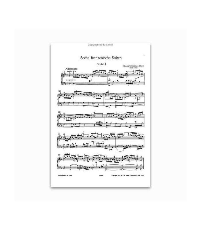 Bach Suite Francesa Peters