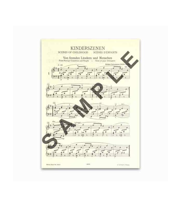Schumann Escenas de Infancia OP 15 Peters