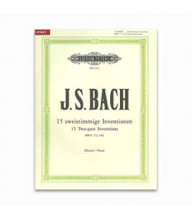 Livro Edition Peters EP11242 Bach Invenções 2 Vozes