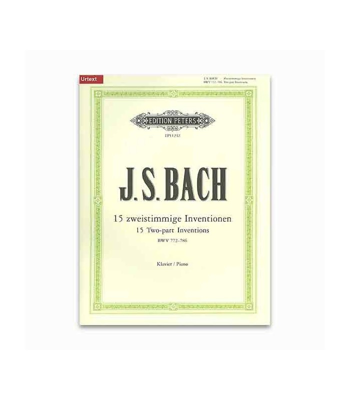 Bach 2 Voices Inventions Peters