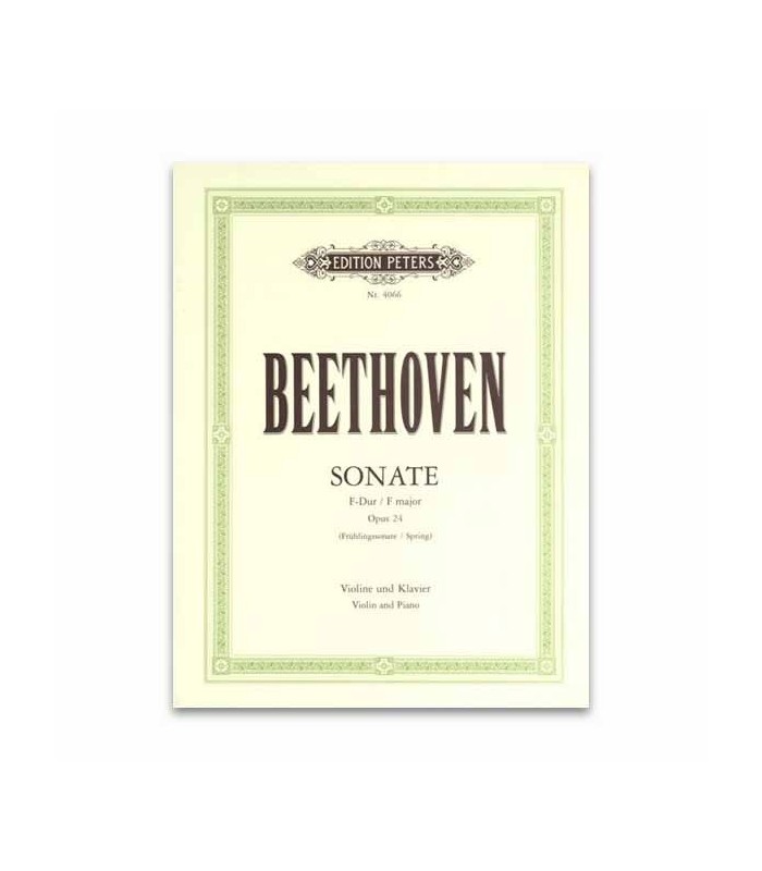 Beethoven Sonata da Primavera Opus 24 Peters