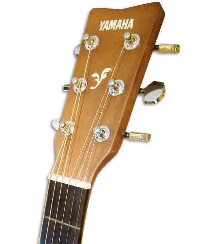 Head of guitar Yamaha F310 natural