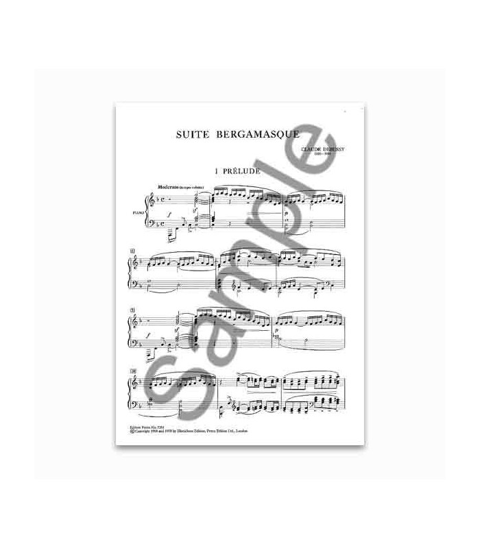 Debussy Suite Bergamasque Peters