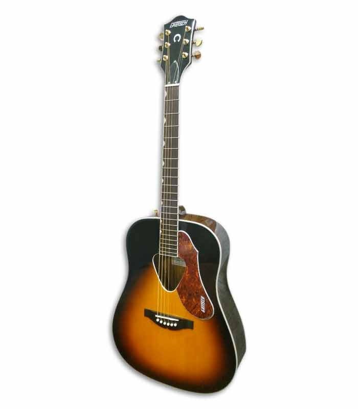 Foto a 3/4 da guitarra Gretsch G5024E Rancher