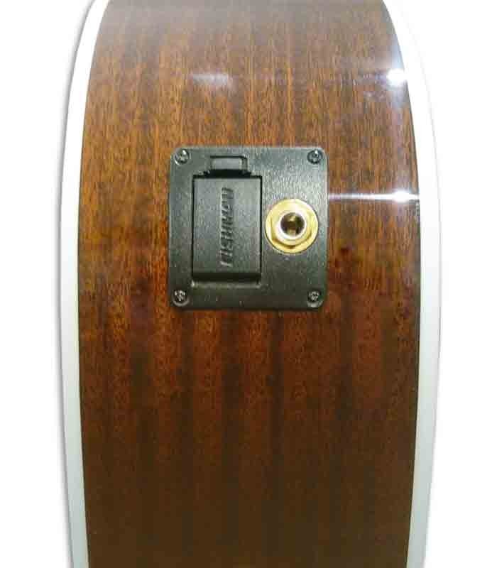 Jack output and battery compartment Gretsch G5024E Rancher