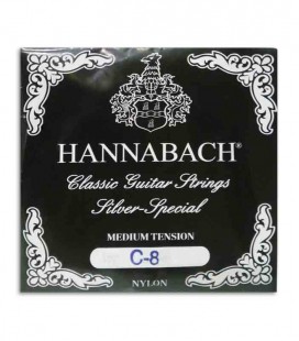 Corda Hannabach 8157ZMT 8ª Dó Nylon para Guitarra Clássica