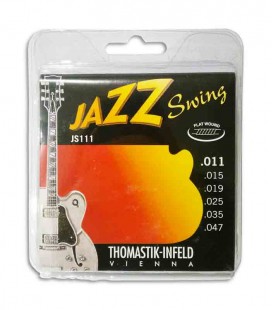 Jogo de Cordas Thomastik 011 Jazz Swing Guitarra Elétrica JS 111