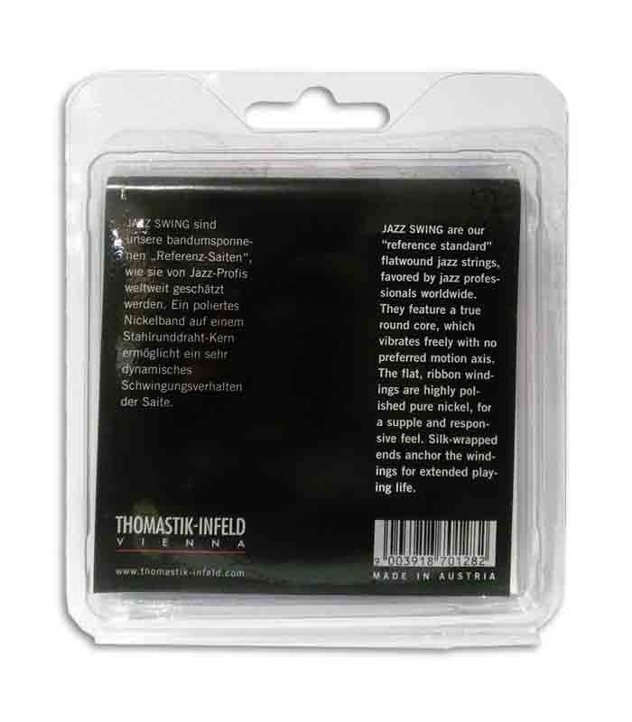 String Set Thomastik 011 Jazz Swing Electric Guitar JS 111