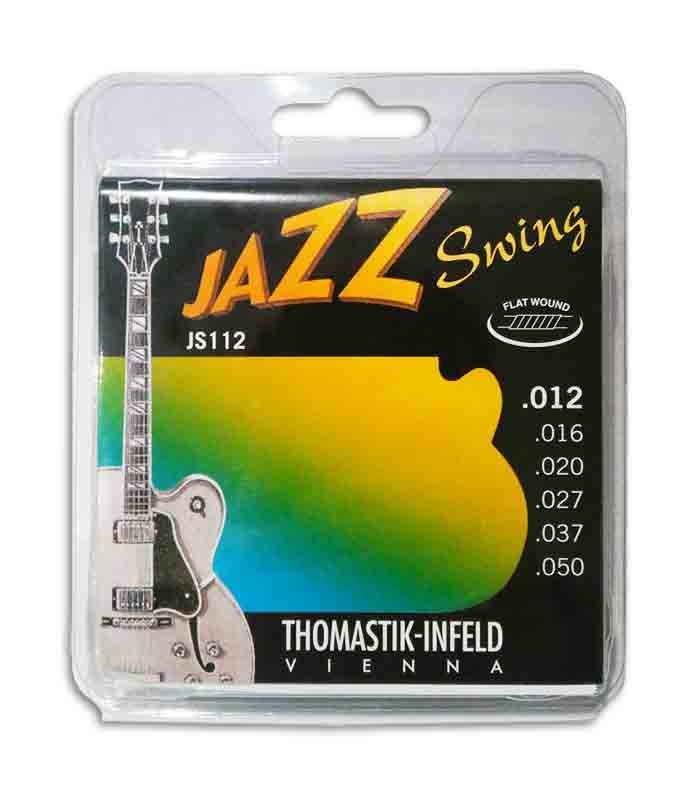 Jogo de Cordas Thomastik 012 Jazz Swing Guitarra Elétrica JS 112