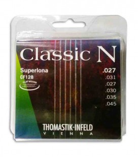 Jogo de Cordas Thomastik Classic N Flatwound CF128 para Guitarra Clássica