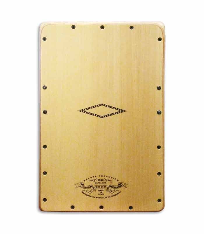 Front top of cajón Pepote Percus