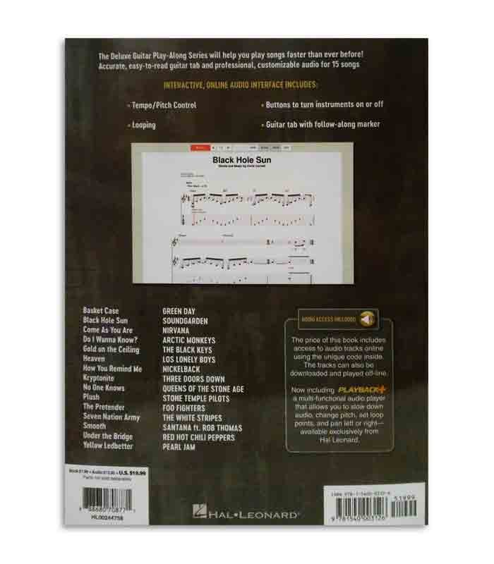 Book Play Along Guitar Top Rock Hits Volume 1 Hl00244758