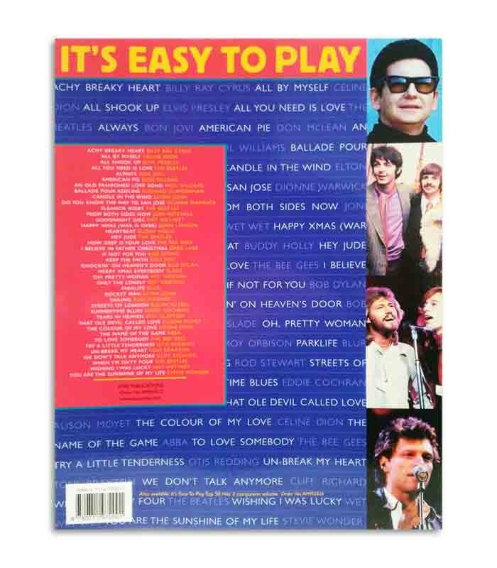 Livro Its Easy to Play Top 50 Hits MUSAM952512