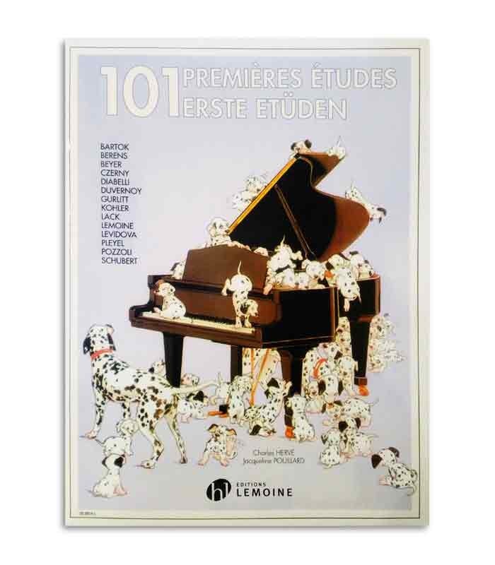 Capa do livro 101 Primeiros Estudos de Piano