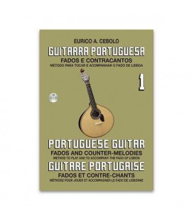 Livro Eurico Cebolo GP1 Método de Guitarra Portuguesa 1 com CD