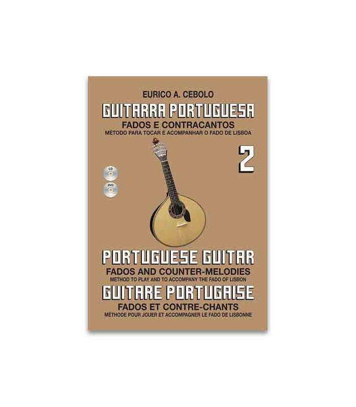 Eurico Cebolo GP2 Método Guitarra Portuguesa 2 com CD