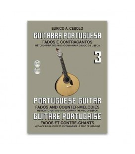 Livro Eurico Cebolo GP3 Método Guitarra Portuguesa 3 com CD