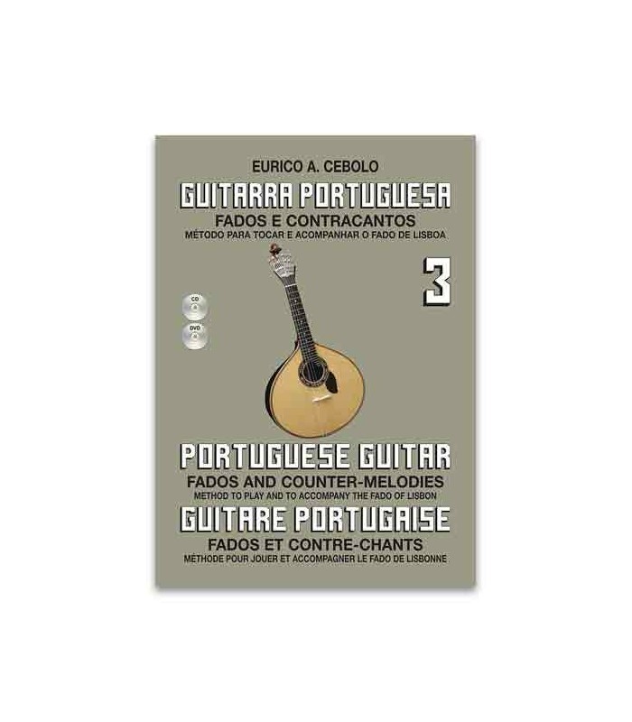 Eurico Cebolo GP3 Método Guitarra Portuguesa 3 con CD