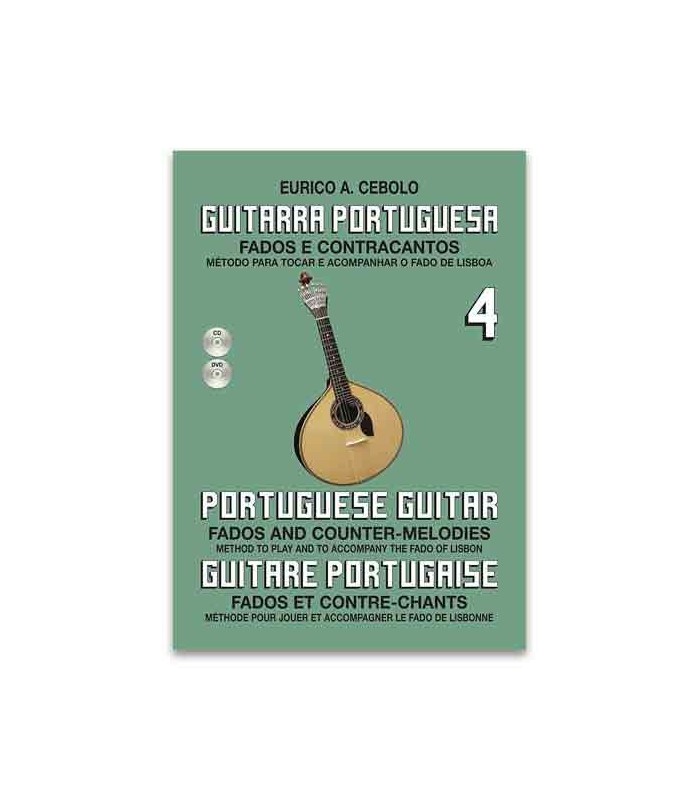 Eurico Cebolo GP4 Método Guitarra Portuguesa com CD
