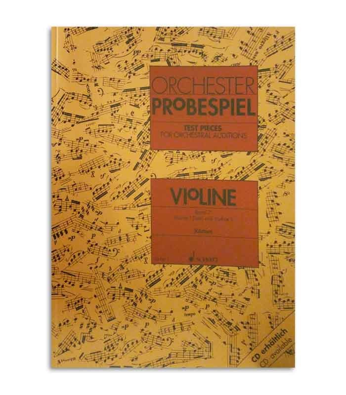 Libro Orchester Probespiel para Violín Volume 2 ED7851