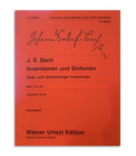 Book Bach Inventionen und Sinfonien 2 e 3 Part Inventions UT50253