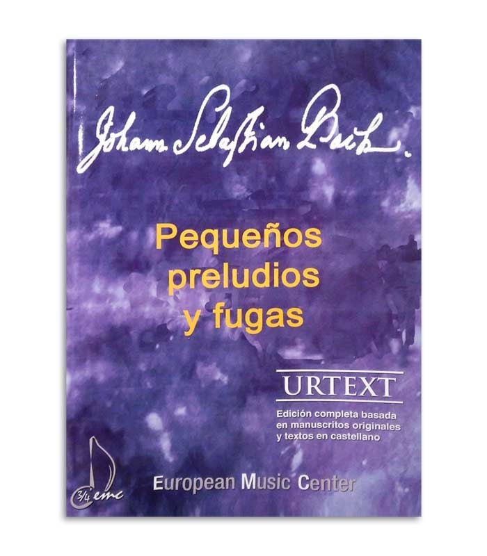 Capa do livro Bach Pequenos Prelúdios e Fugas 