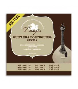 Jogo de Cordas Dragão 092 para Guitarra Portuguesa Afinação Coimbra Inox