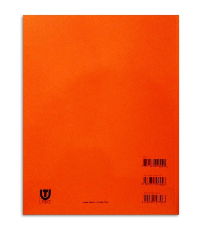 Back cover of book Beethoven Piano Sonatas Vol 1 UT50107