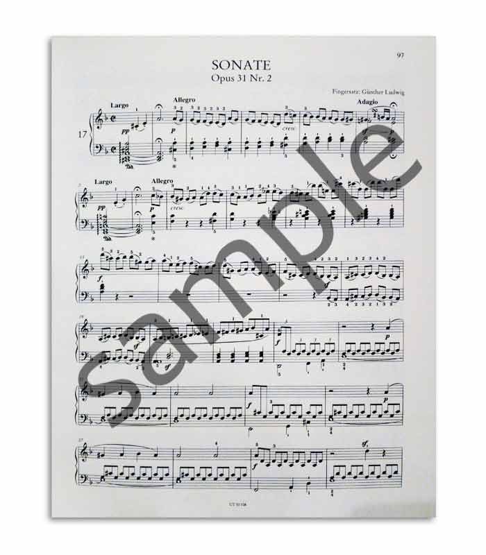 Livro Beethoven Piano Sonatas Vol 2 UT50108