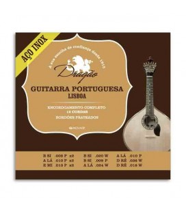 Juego de Cuerdas Dragão para Guitarra Portuguesa Afinación Lisboa Acero Inox