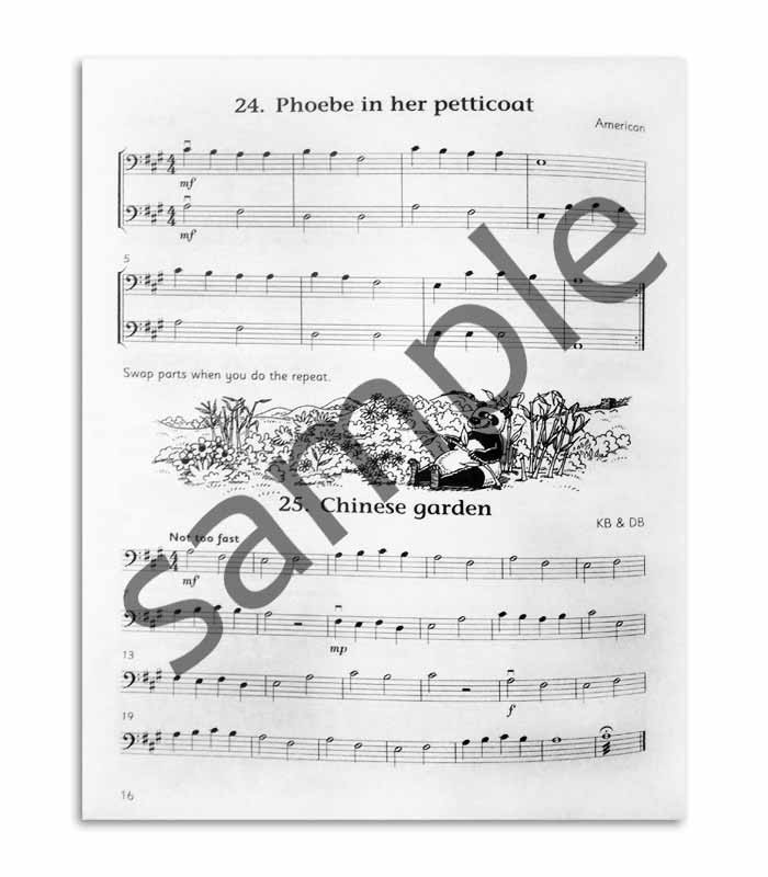 Muestra de página del libro Blackwell Cello Time Joggers Book 1