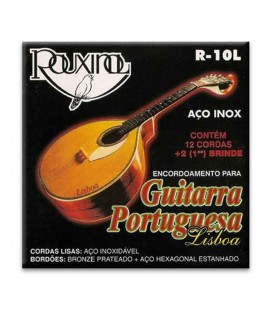 Embalage del juego de cuerdas Rouxinol R10L guitarra portuguesa