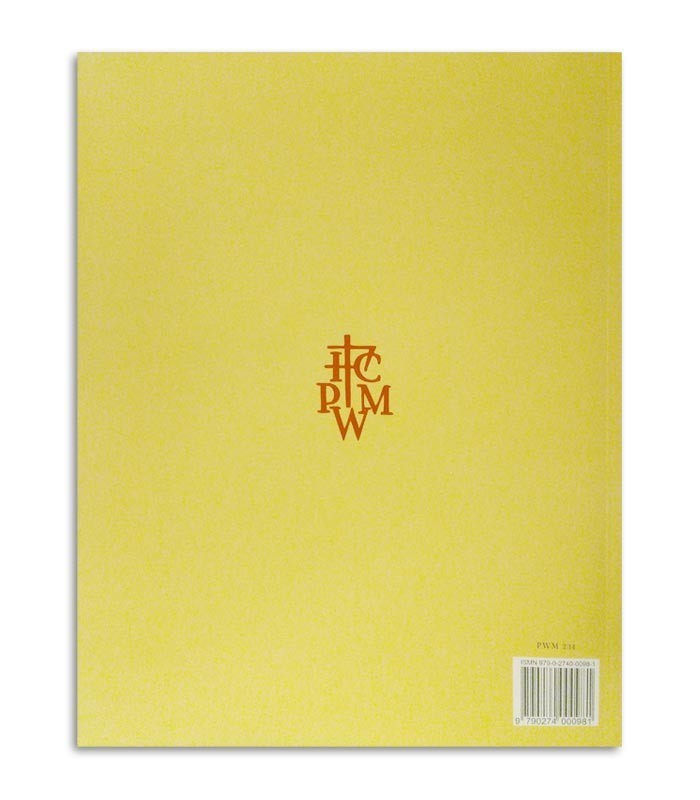 Contraportada del libro Chopin Estudios Paderewski Opus 10 e 25