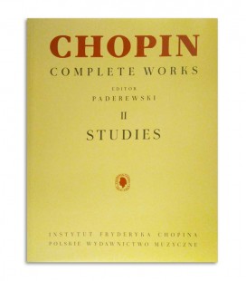 Capa do livro Chopin Estudos Paderewski Opus 10 e 25