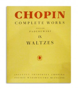 Back cover of book Chopin Nocturnes Paderewski