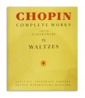 Capa do livro Chopin Valsas Paderewski