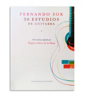 Livro Fernando Sor 30 Estudos de Guitarra UMG19524