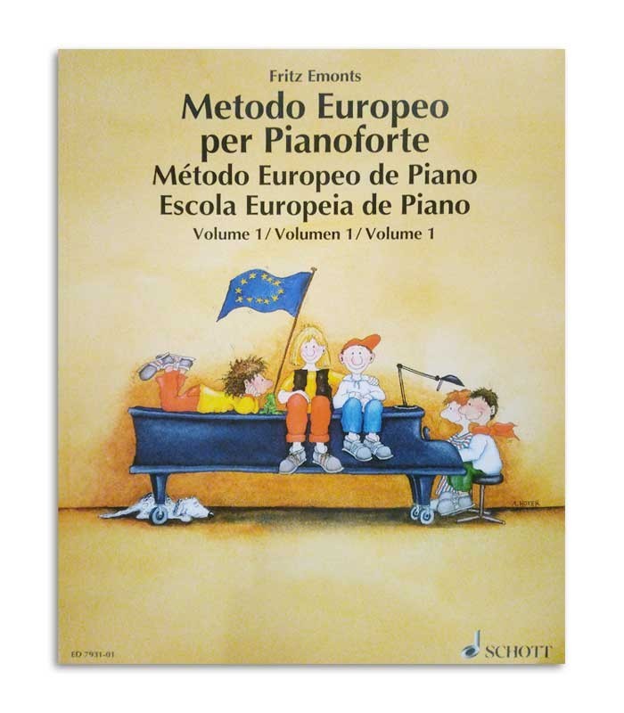 Livro Método Europeu de Piano Volume 1 ED7931 01