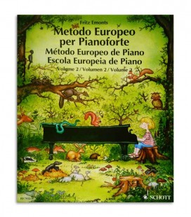 Libro Método Europeu de Piano Volume 2 ED7932 02