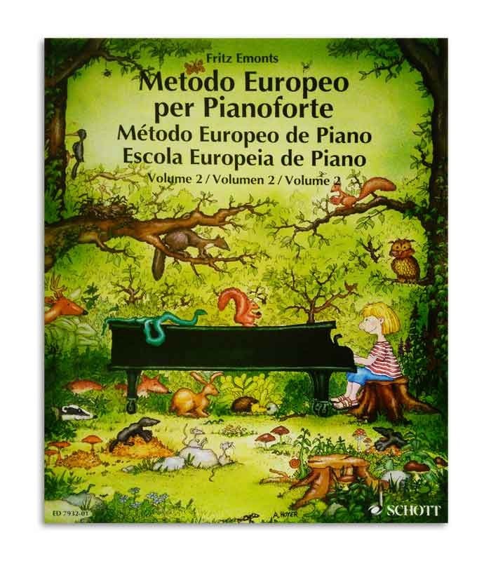 Livro Método Europeu de Piano Volume 2 ED7932 01
