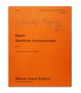 Foto da capa do livro Haydn The Complete Piano Sonatas Vol 1
